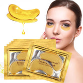 6Pair 12Pcs Under Eye Gel Patches,Eye Patches,Eye Masks Skincare,Eye Patches for Dark Circles,Anti Aging Wrinkle Hydrating Gel Eye Patches,Eye Care,Individually Packaged(Gold)